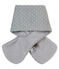 Echarpe jaquard bébé mixte gris SUBWAY/blanc MARSHMALLOW