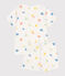 Pyjama short enfant en coton imprimé blanc MARSHMALLOW/blanc MULTICO