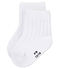 Chaussettes en côtes bébé mixtes blanc ECUME
