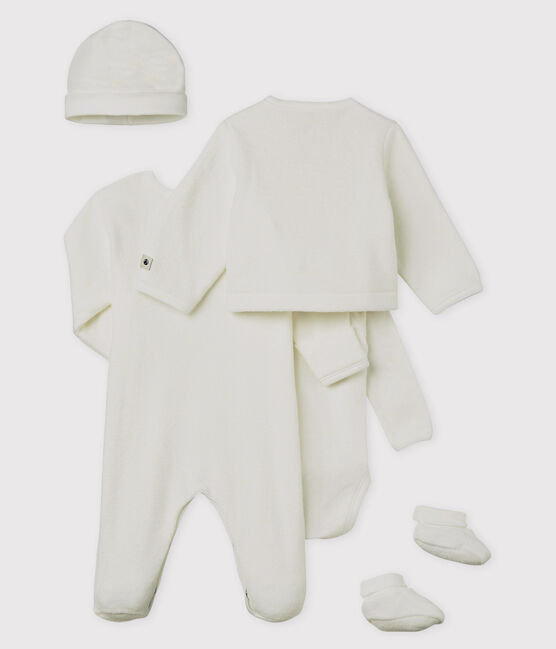 Coffret cadeau naissance en bouclette éponge grattée variante 1
