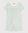 Pyjama short enfant en coton imprimé fleuri MARSHMALLOW/ PAUL