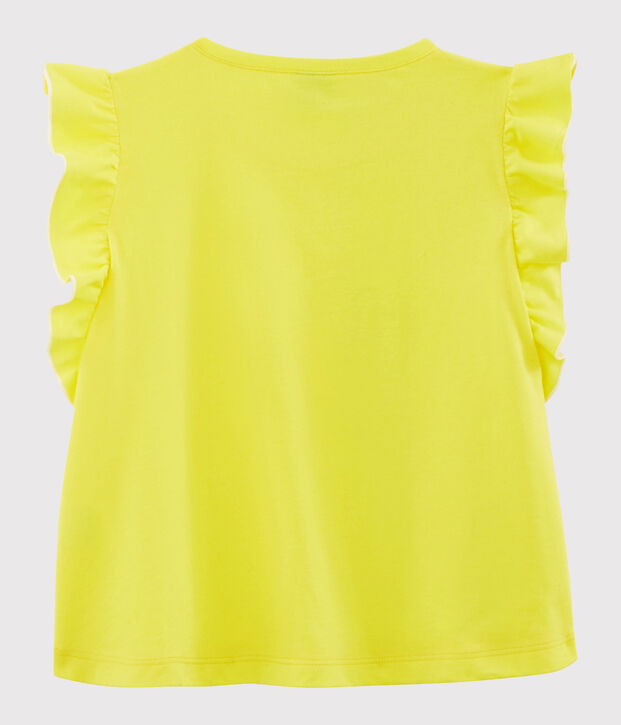 Top enfant fille jaune