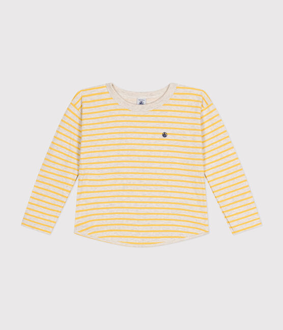 Tee-shirt manches longues en tubique enfant garçon MONTELIMAR/ DAISY