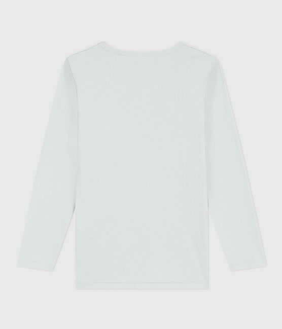 Tee Shirt manches longues en coton bleu AGLA