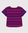 Tee-shirt manches courtes en coton enfant garçon blanc MARSHMALLOW