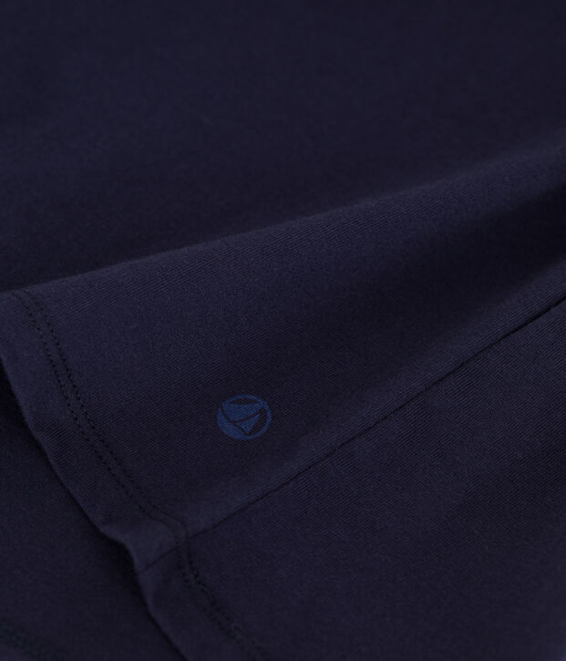 Tee-shirt Femme Le Droit en coton uni bleu