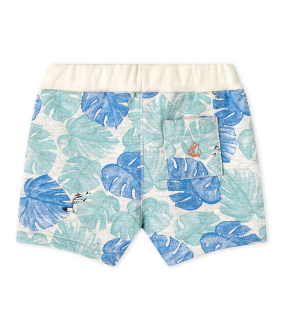 Short bébé garçon imprimé gris BELUGA/blanc MULTICO