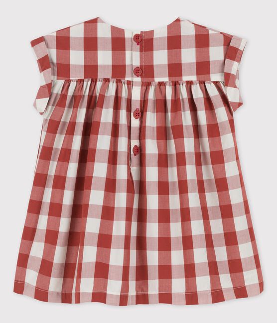 Robe en popeline vichy bébé OMBRIE/ AVALANCHE