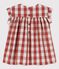 Robe en popeline vichy bébé OMBRIE/ AVALANCHE