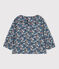 Blouse manches longues bébé imprimée en gaze de coton ROVER/ MULTICO