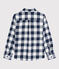 Chemise à carreaux enfant garçon bleu SMOKING/blanc MARSHMALLOW