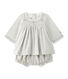 Robe bébé fille en twill brodé et bloomer