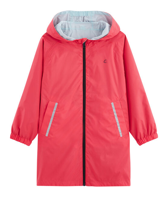 Coupe-vent réversible enfant mixte rose GROSEILLER/bleu CRYSTAL