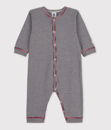 PETIT BATEAU - Dors-bien sans pieds à rayures bébé en coton
