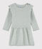 Robe bébé fille en laine et coton gris BELUGA CHINE