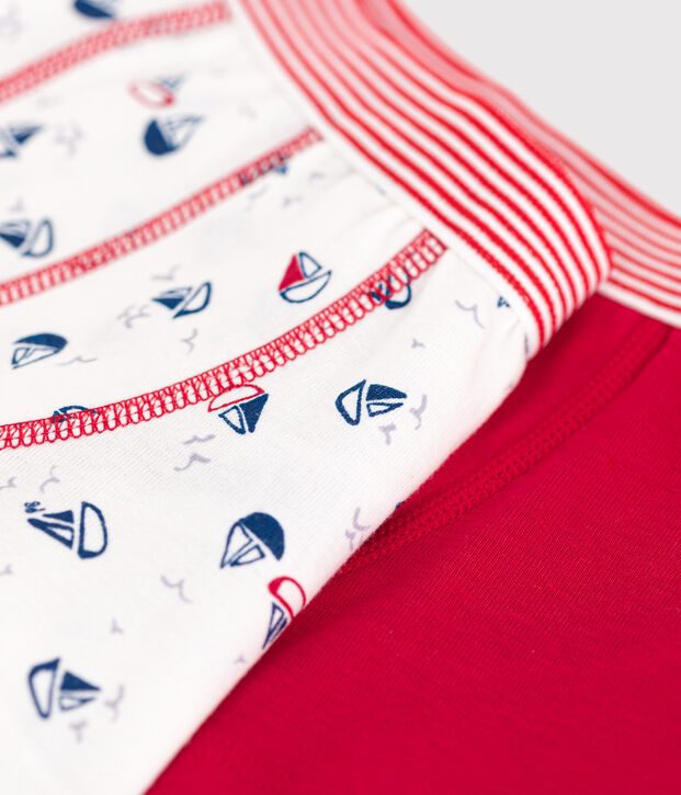 Lot de 2 boxers en coton enfant multicouleur