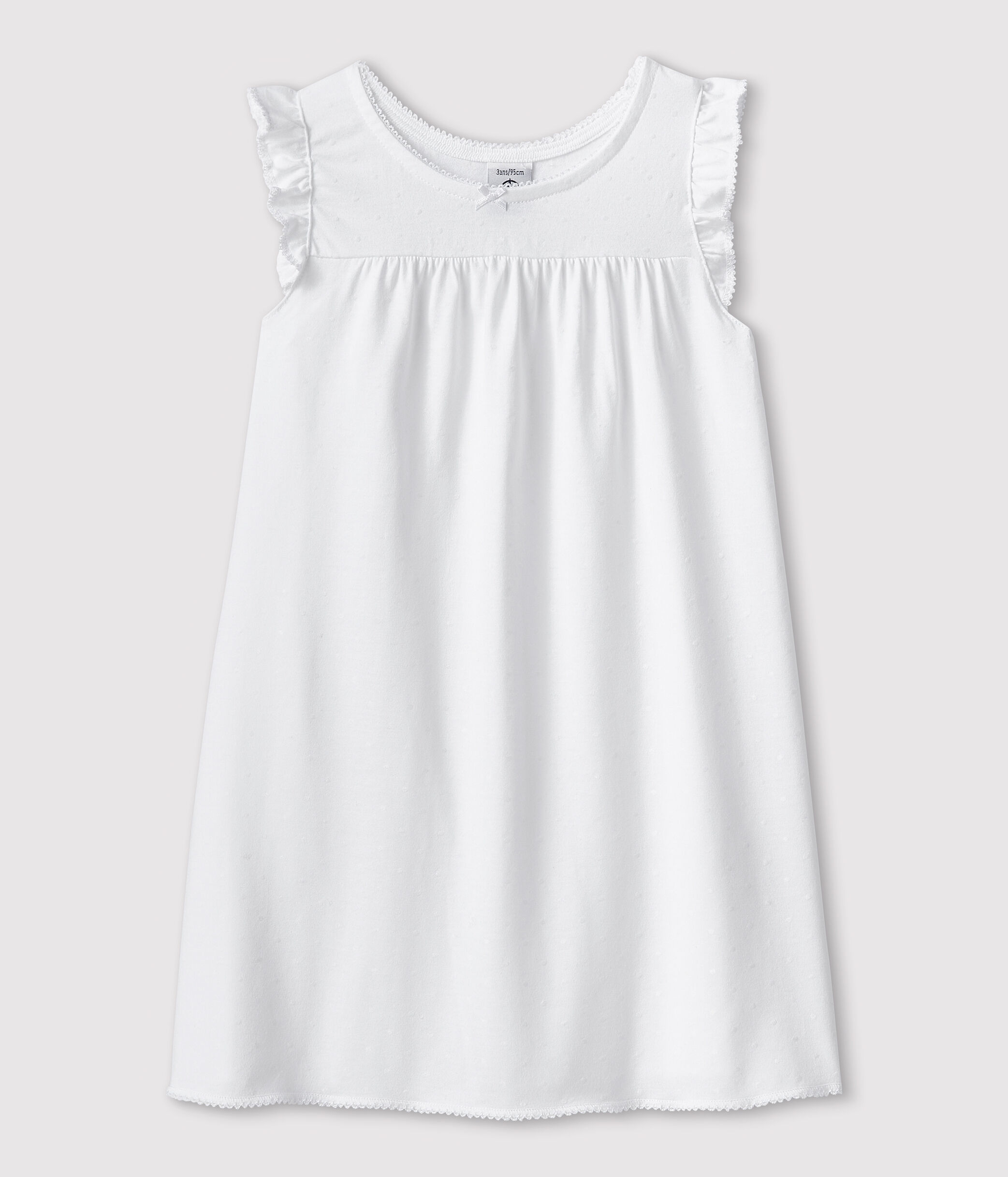 petit bateau robe blanche