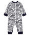 Combinaison longue bébé garçon Jean Jullien blanc MARSHMALLOW/ DASH CN