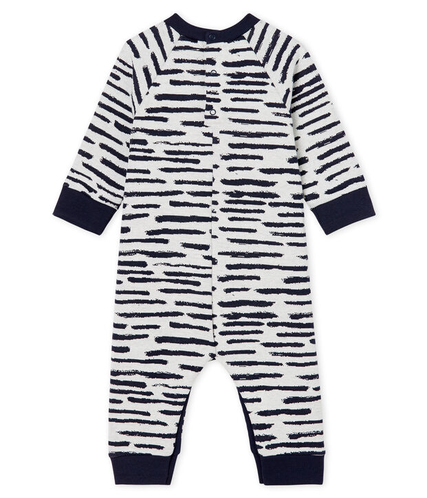 Combinaison longue b&eacute;b&eacute; gar&ccedil;on Jean Jullien blanc/DASH CN