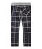 Pantalon maille à carreaux enfant garçon noir CITY/bleu SMOKING/ MARSHMALLOW