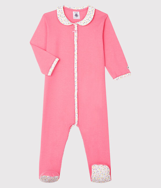 Dors bien bébé fille en côte rose CUPCAKE