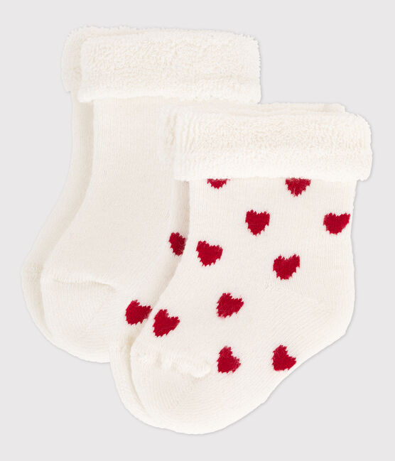 Lot de 2 paires de chaussettes bébé en tricot variante 1