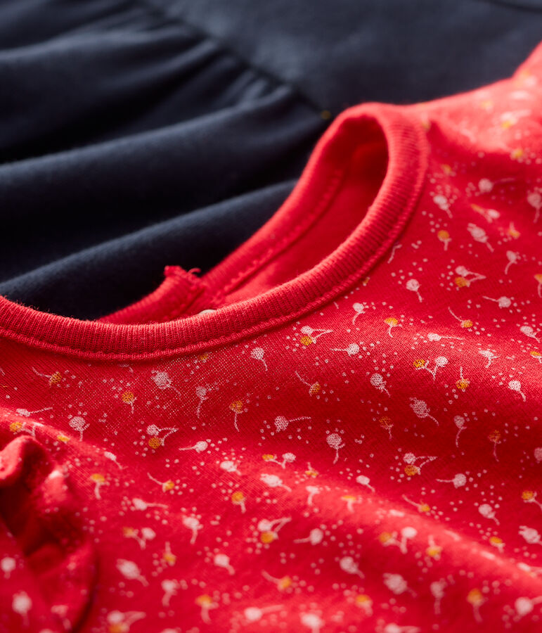 Lot 2 blouses en coton b&eacute;b&eacute;. variante 1