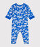 Pyjama zippé en coton bébé FUJI/ MARSHMALLOW