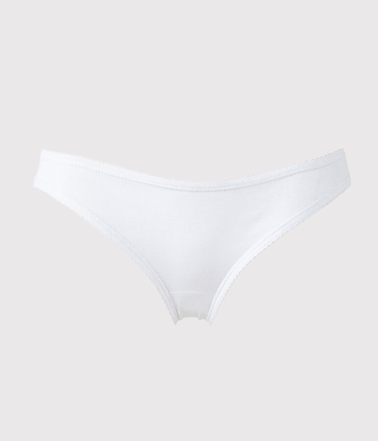 Culotte culte femme blanc ECUME
