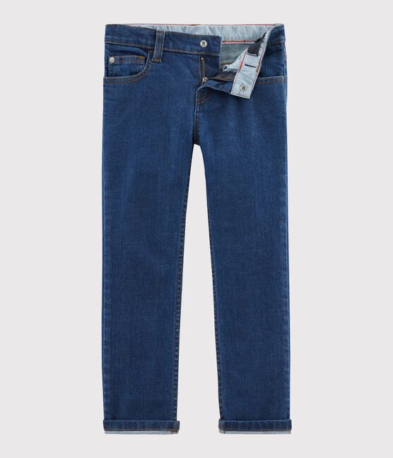 Pantalon denim enfant garcon bleu DENIM MOYEN