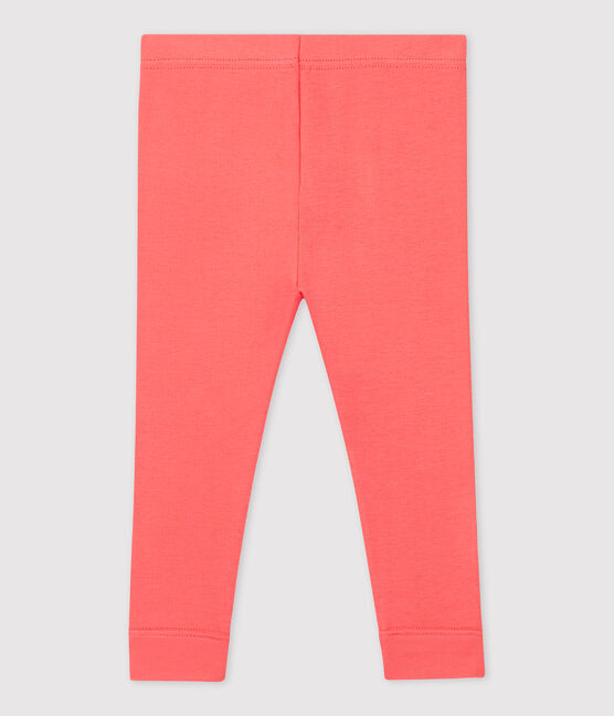 Legging en coton bébé. orange PEACHY
