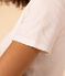 Tee-shirt L'ICONIQUE cocotte en coton Femme blanc ECUME