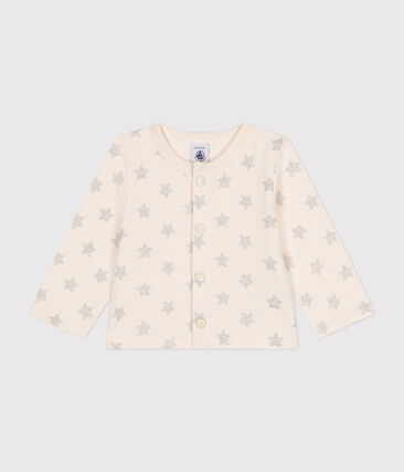 Cardigan en tubique imprimé étoile bébé