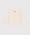 Cardigan en tubique imprimé étoile bébé beige AVALANCHE/ ARGENT