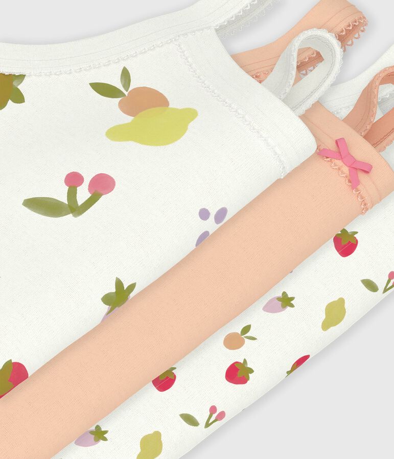 Lot de bodies bretelles en coton b&eacute;b&eacute; variante 1