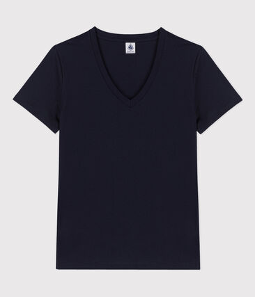 Tee-shirt LE DROIT col V en coton Femme