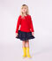Jupe en coton enfant unie bleu SMOKING