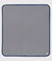 Couverture/nid d'ange anti-ondes en jersey  bleu SMOKING/blanc ECUME