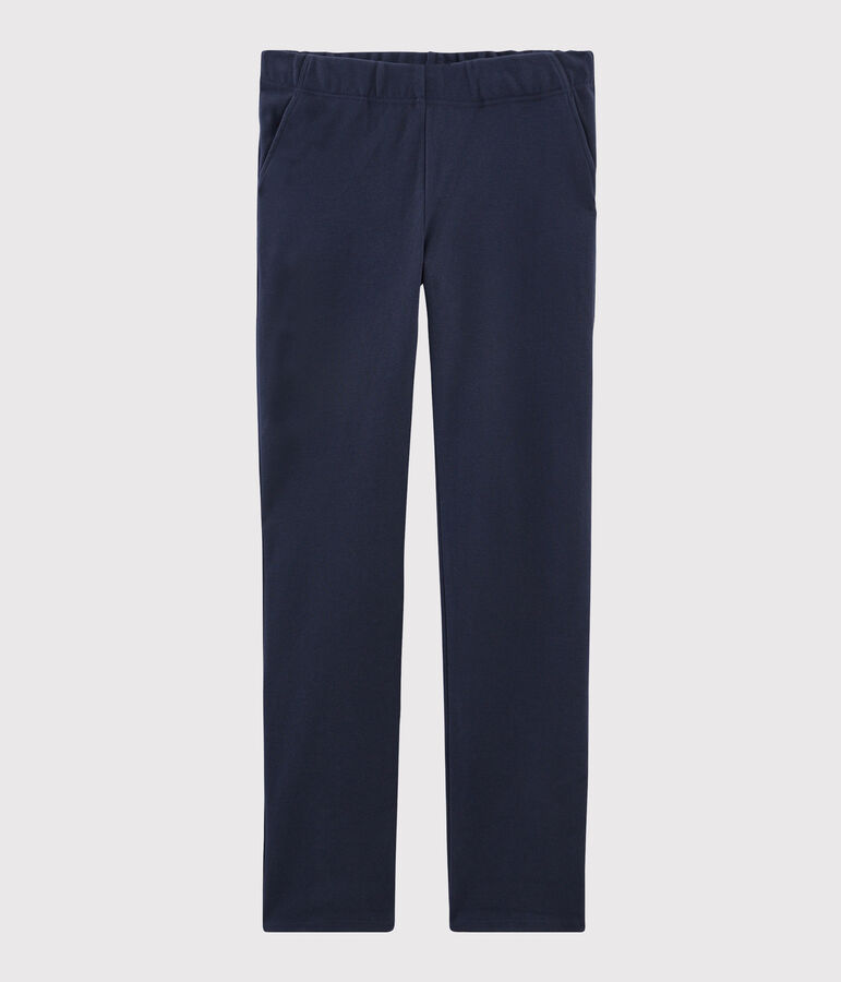 Pantalon femme bleu