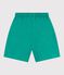 Bermuda short enfant en coton uni vert
