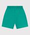 Bermuda short enfant en coton uni vert