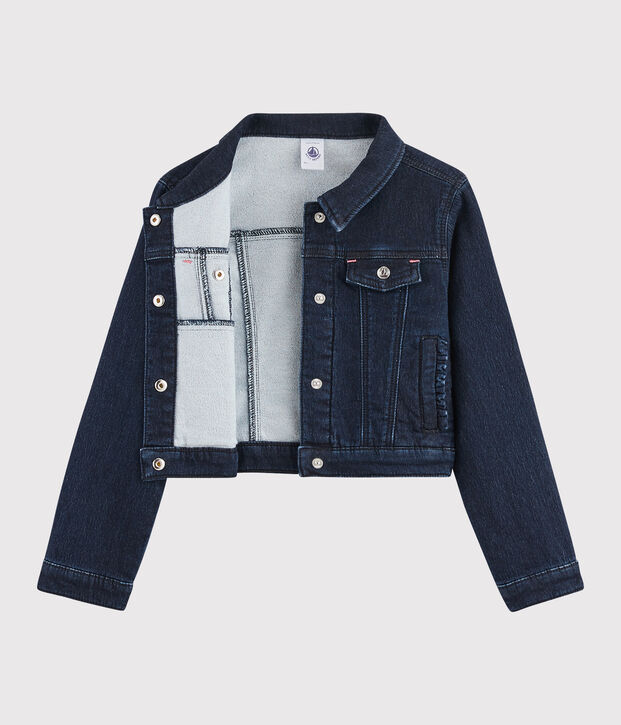 Veste en denim enfant fille bleu