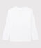 Tee-shirt en coton enfant fille - garçon blanc MARSHMALLOW