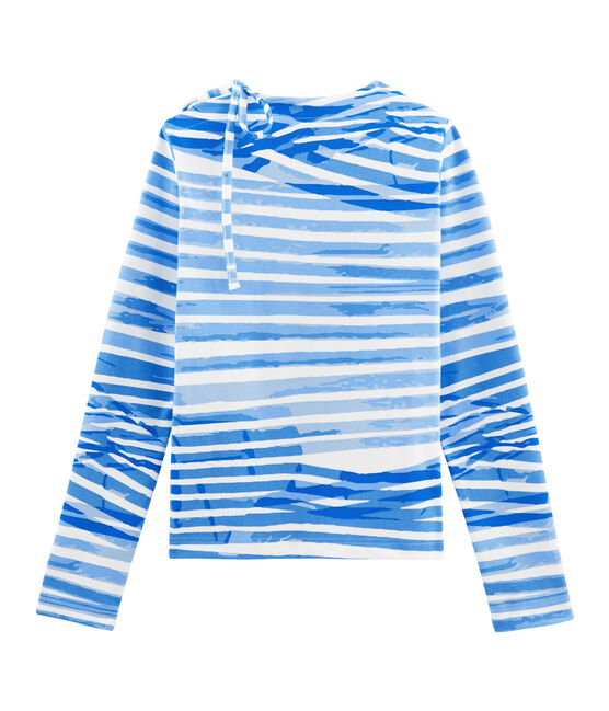 Marinière blanc MARSHMALLOW/bleu BLEU