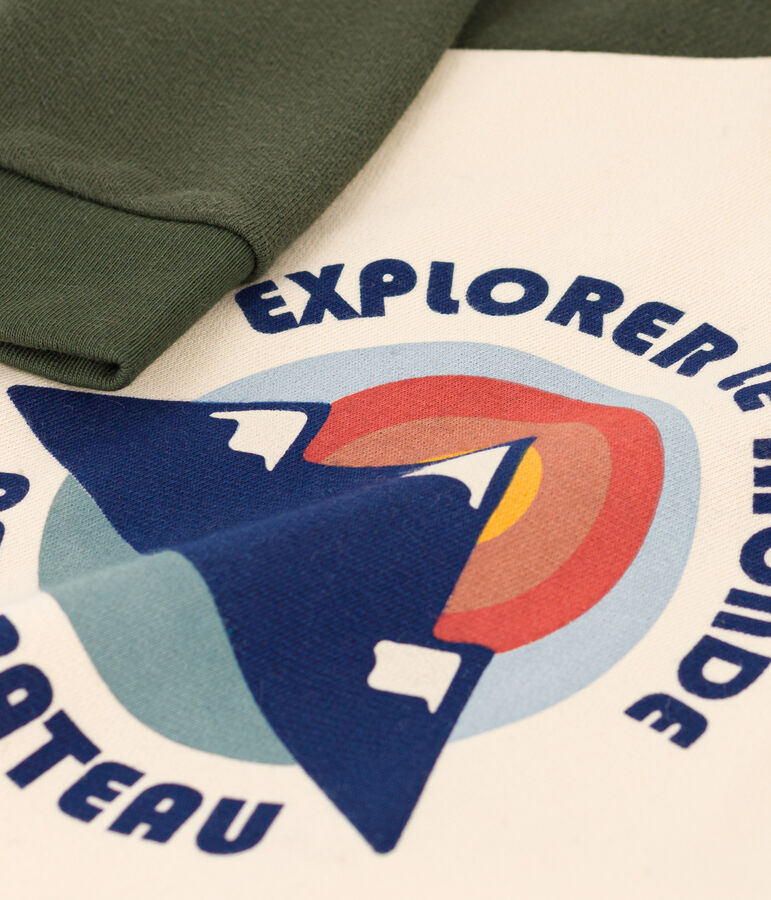 Sweatshirt &agrave; capuche enfant gar&ccedil;on AVALANCHE/ AVORIAZ