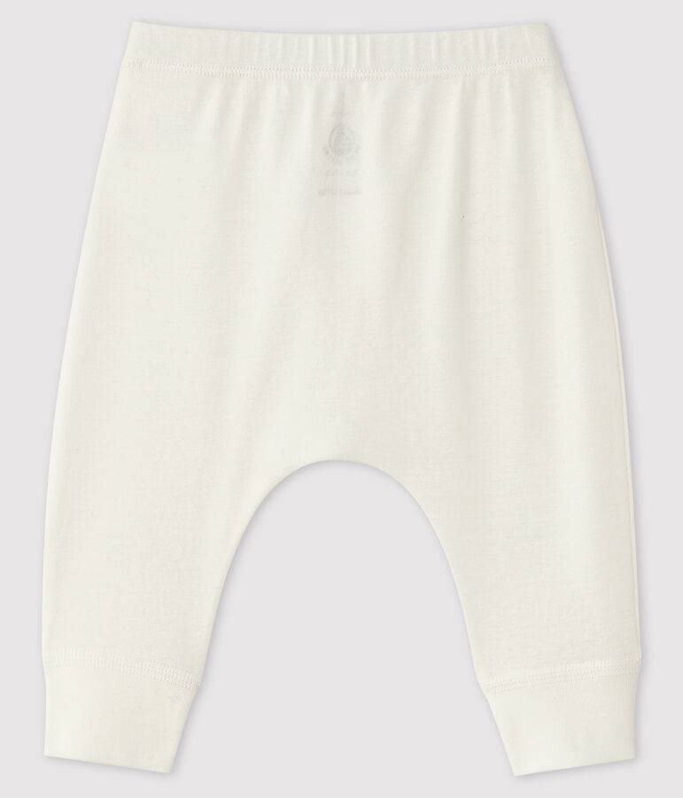 Legging t&ecirc;te de chat b&eacute;b&eacute; en c&ocirc;te blanc