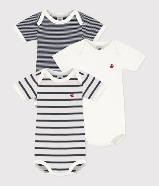 Lot de 3 bodies manches courtes bébé variante 1