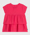 Robe manches courtes bébé rose GLOSS