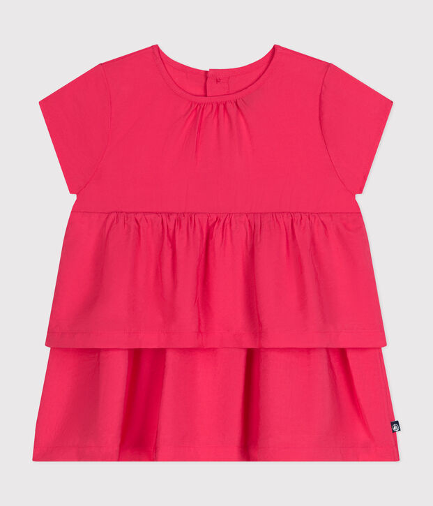 Robe manches courtes b&eacute;b&eacute; rose
