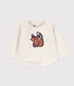 Tee-shirt manches longues bébé en tubique